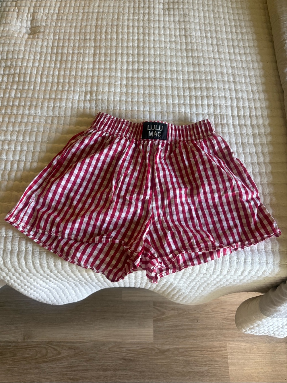 Lulu Mac Red Gingham Shorts